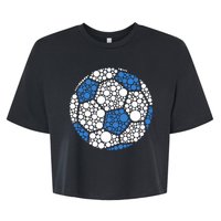 Happy Dot Day 2024 Polka Dot Soccer Ball Lover Bella+Canvas Jersey Crop Tee