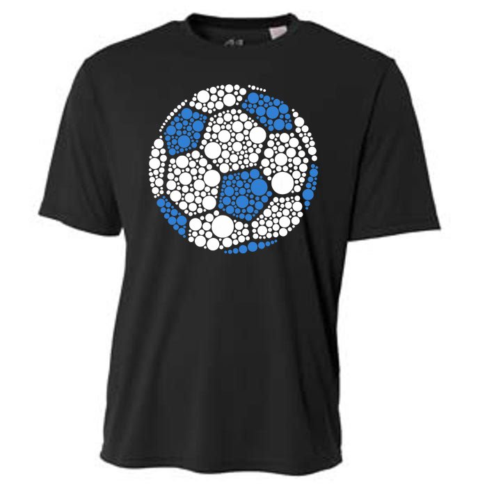 Happy Dot Day 2024 Polka Dot Soccer Ball Lover Cooling Performance Crew T-Shirt