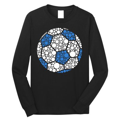 Happy Dot Day 2024 Polka Dot Soccer Ball Lover Long Sleeve Shirt