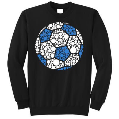 Happy Dot Day 2024 Polka Dot Soccer Ball Lover Sweatshirt