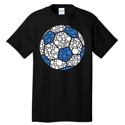 Happy Dot Day 2024 Polka Dot Soccer Ball Lover Tall T-Shirt