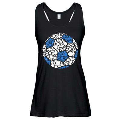 Happy Dot Day 2024 Polka Dot Soccer Ball Lover Ladies Essential Flowy Tank