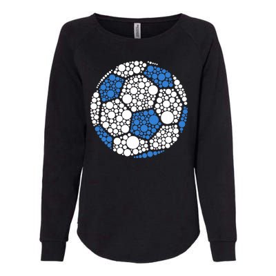 Happy Dot Day 2024 Polka Dot Soccer Ball Lover Womens California Wash Sweatshirt