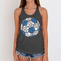 Happy Dot Day 2024 Polka Dot Soccer Ball Lover Women's Knotted Racerback Tank