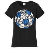 Happy Dot Day 2024 Polka Dot Soccer Ball Lover Women's T-Shirt