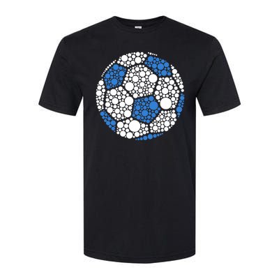 Happy Dot Day 2024 Polka Dot Soccer Ball Lover Softstyle® CVC T-Shirt