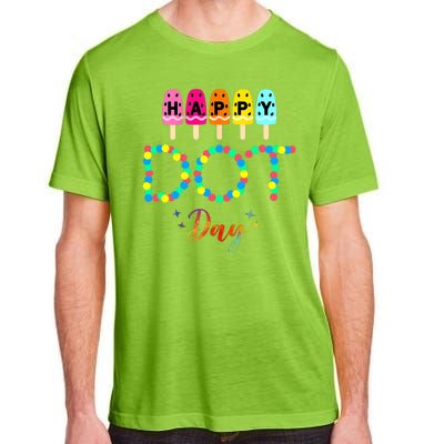 Happy Dot Day Colorful Adult ChromaSoft Performance T-Shirt