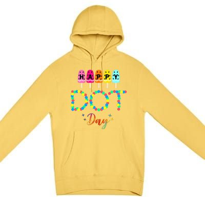 Happy Dot Day Colorful Premium Pullover Hoodie