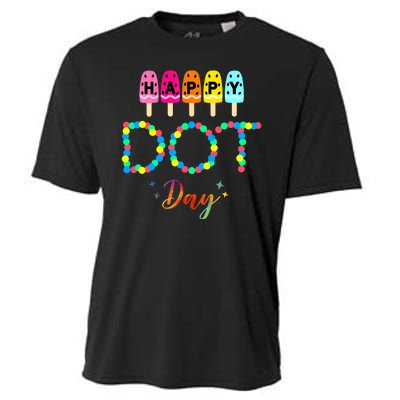 Happy Dot Day Colorful Cooling Performance Crew T-Shirt