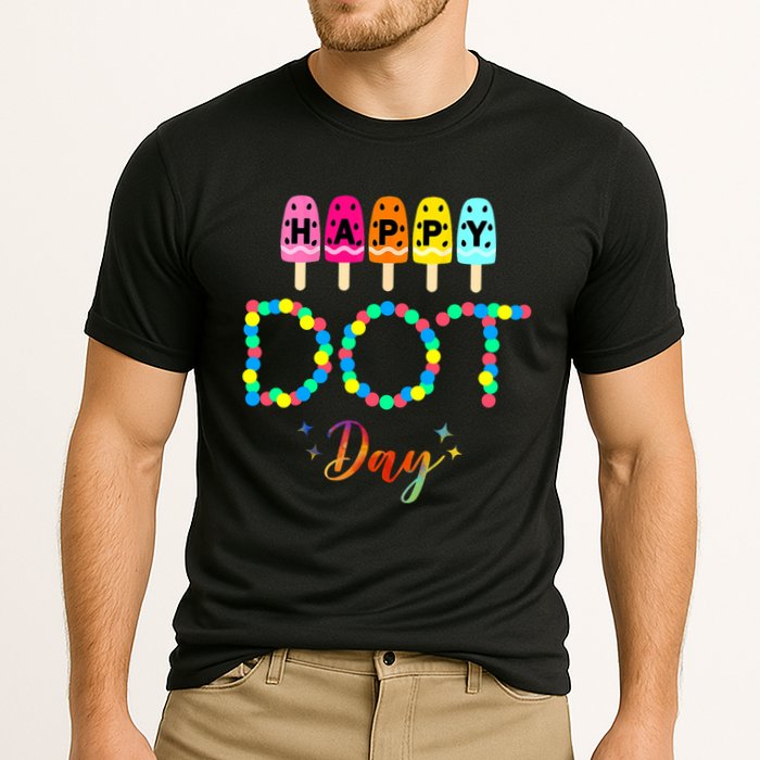 Happy Dot Day Colorful Performance Shirt