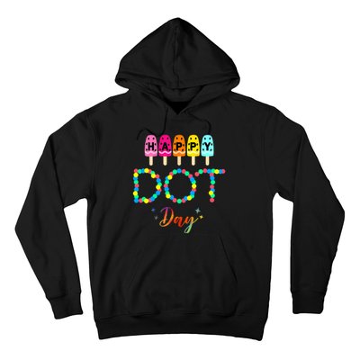 Happy Dot Day Colorful Hoodie