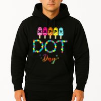 Happy Dot Day Colorful Hoodie