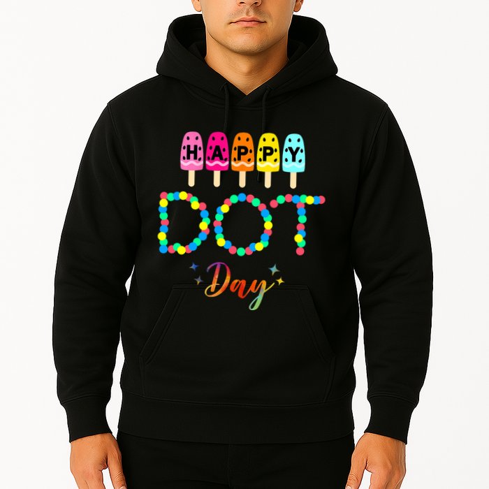 Happy Dot Day Colorful Hoodie