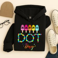 Happy Dot Day Colorful Hoodie