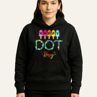 Happy Dot Day Colorful Hoodie