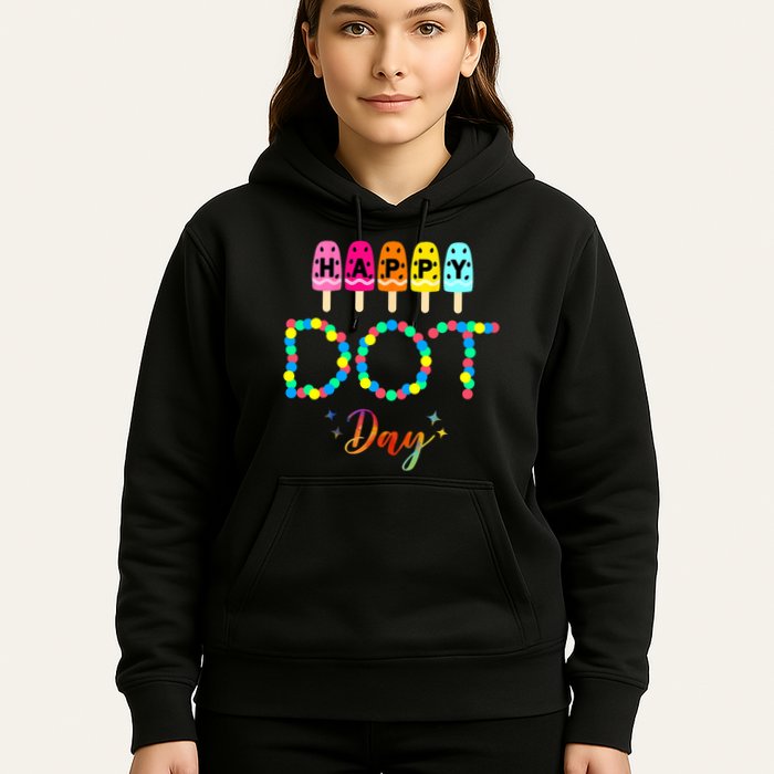 Happy Dot Day Colorful Hoodie