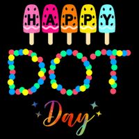 Happy Dot Day Colorful Hoodie