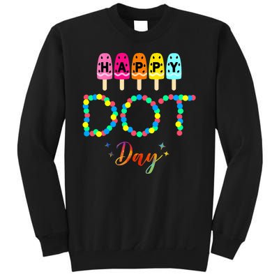 Happy Dot Day Colorful Sweatshirt