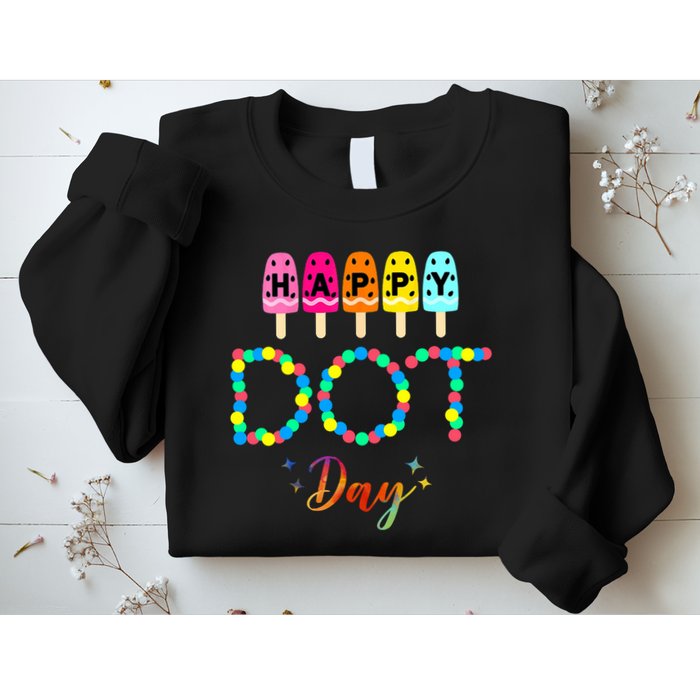 Happy Dot Day Colorful Sweatshirt