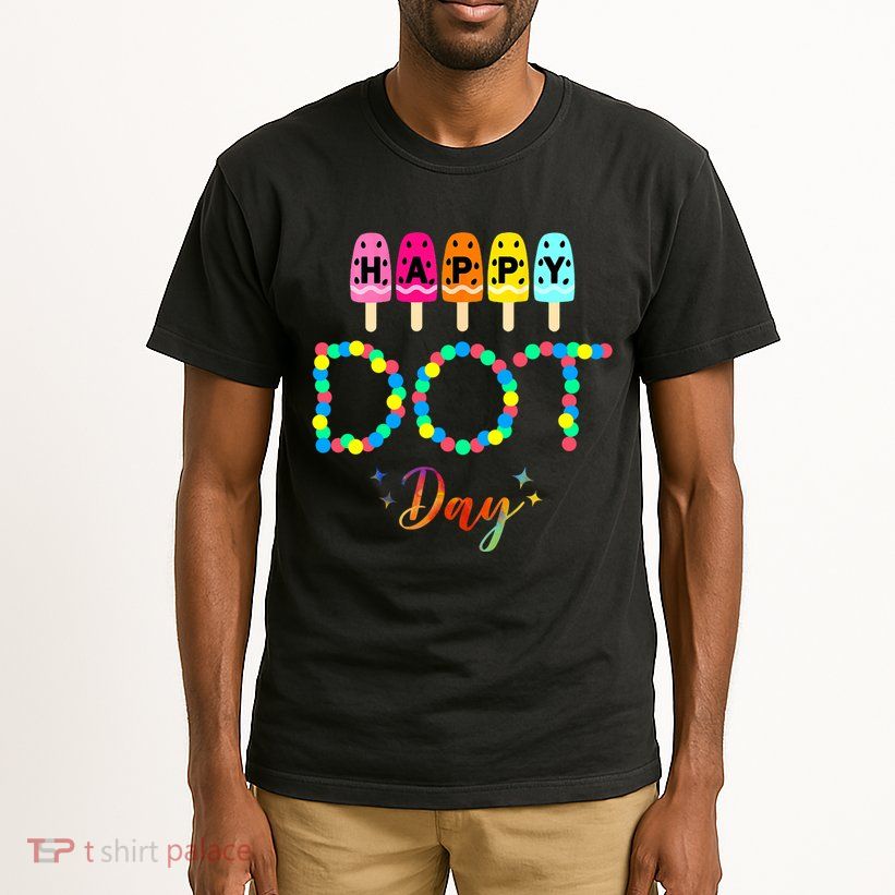 Happy Dot Day Colorful Tall T-Shirt