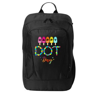 Happy Dot Day Colorful City Backpack