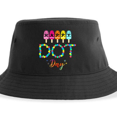 Happy Dot Day Colorful Sustainable Bucket Hat