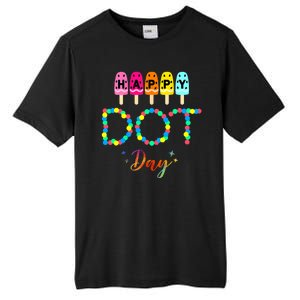 Happy Dot Day Colorful Tall Fusion ChromaSoft Performance T-Shirt