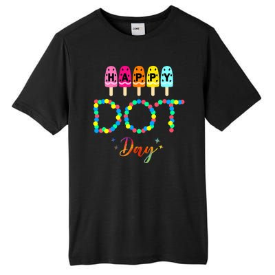 Happy Dot Day Colorful Tall Fusion ChromaSoft Performance T-Shirt