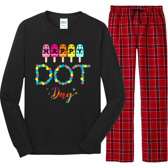 Happy Dot Day Colorful Long Sleeve Pajama Set