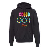 Happy Dot Day Colorful Premium Hoodie