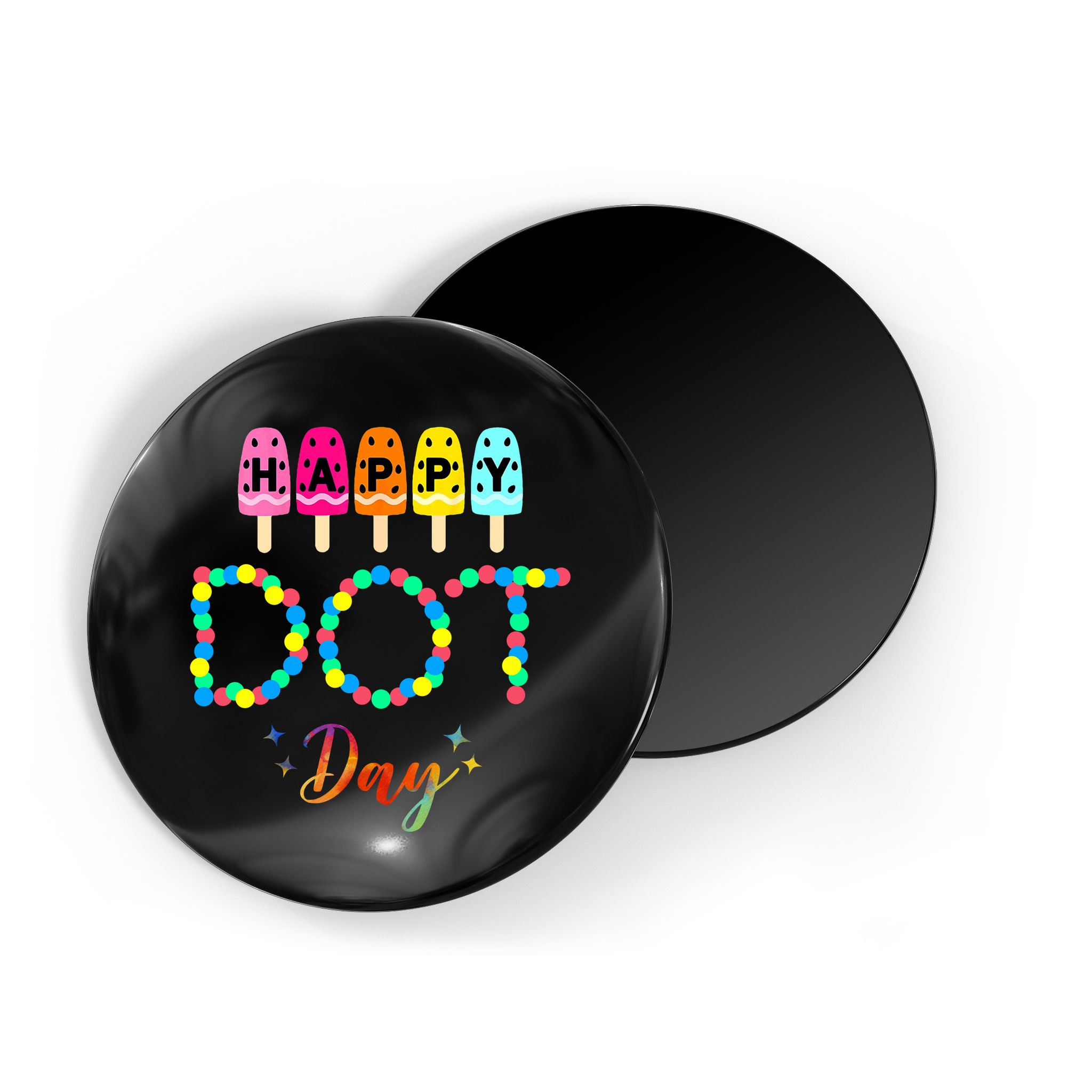 Happy Dot Day Colorful Magnet