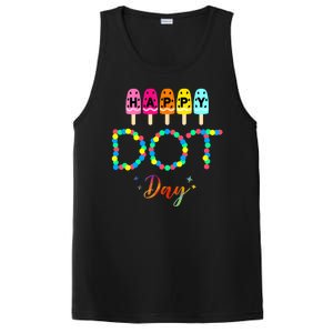 Happy Dot Day Colorful PosiCharge Competitor Tank