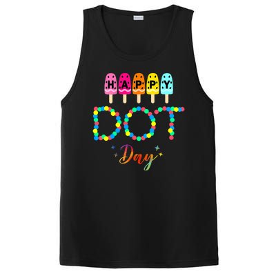 Happy Dot Day Colorful PosiCharge Competitor Tank