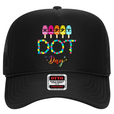 Happy Dot Day Colorful Trucker Hat