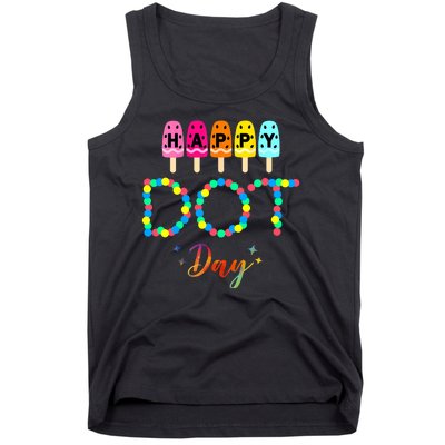 Happy Dot Day Colorful Tank Top