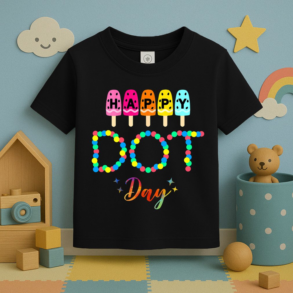 Happy Dot Day Colorful Toddler T-Shirt
