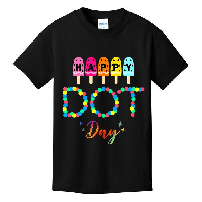 Happy Dot Day Colorful Kids T-Shirt