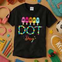 Happy Dot Day Colorful Kids T-Shirt