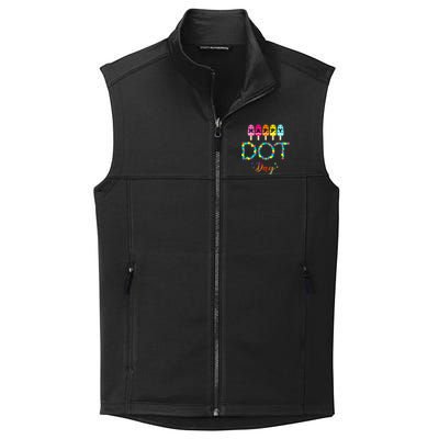 Happy Dot Day Colorful Collective Smooth Fleece Vest