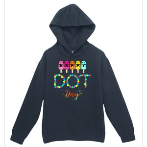 Happy Dot Day Colorful Urban Pullover Hoodie