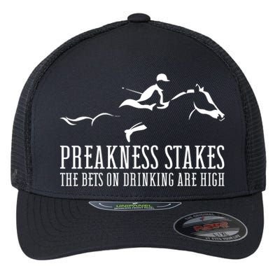 Horse Derby Day Preakness Stakes Horse Racing Flexfit Unipanel Trucker Cap