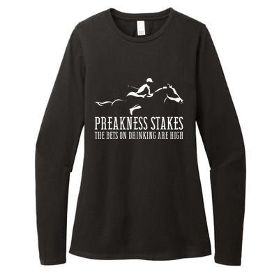 Horse Derby Day Preakness Stakes Horse Racing Womens CVC Long Sleeve Shirt