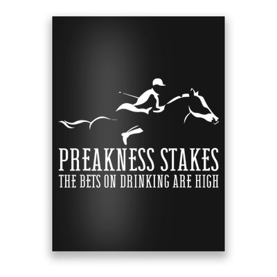 Horse Derby Day Preakness Stakes Horse Racing Poster