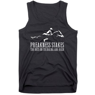 Horse Derby Day Preakness Stakes Horse Racing Tank Top