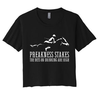 Horse Derby Day Preakness Stakes Horse Racing Crop Top