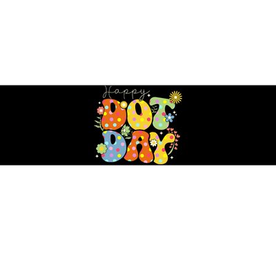 Happy Dot Day Colorful Cute Polka Dot Bumper Sticker