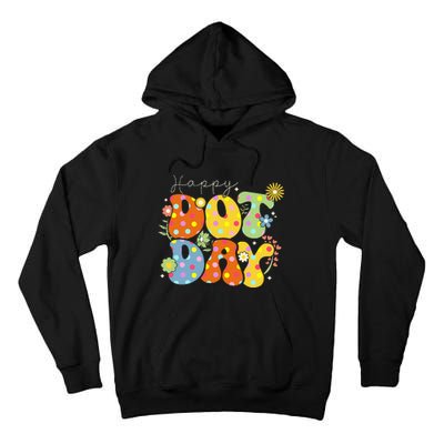 Happy Dot Day Colorful Cute Polka Dot Tall Hoodie