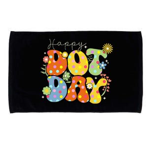 Happy Dot Day Colorful Cute Polka Dot Microfiber Hand Towel