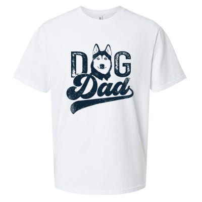 Husky Dog Dad Siberian Husky Sueded Cloud Jersey T-Shirt