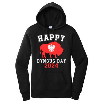 Happy Dyngus Day 2024 Polska Polish White Eagle Dyngus Day Women's Pullover Hoodie